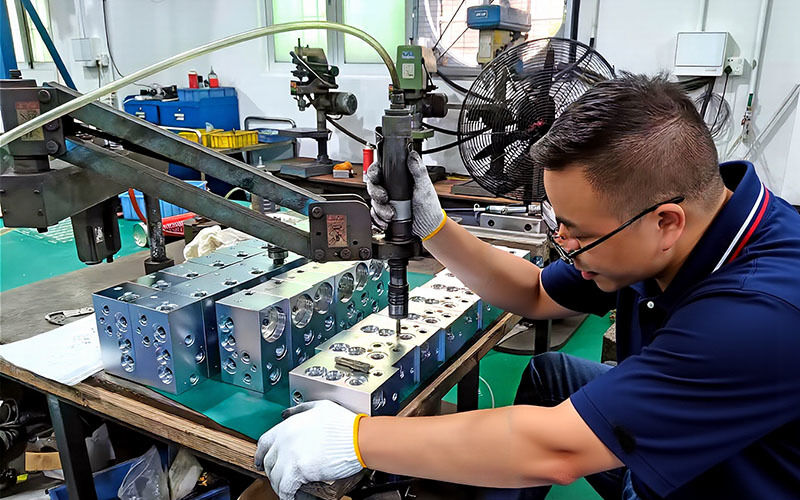 Dongguan Zhongwei Metal Products Co., Ltd lini produksi pabrikan