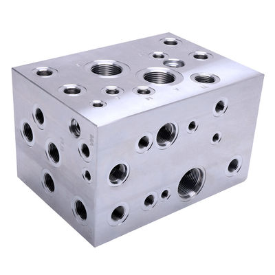 CNC Machining Excavator Tekanan Hidraulik Mengurangi Katup Blok Katup Kontrol Hidraulik