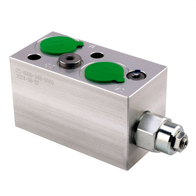 Excavator Hydraulic Manifold Powder Coating Anodized Sun Hydraulic Cartridge Valves