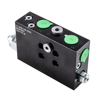 Disesuaikan Hidraulik Manifold Aluminium Shut Off Valves Hidraulik Solenoid Valve Block