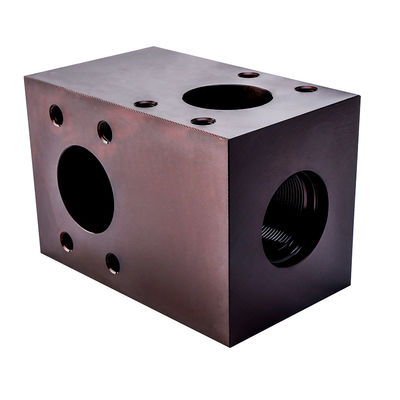 CNC Machined Aluminium Cast Iron Hydraulic Manifold Valve Block Flow Control Valve