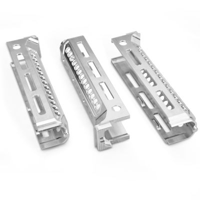 Gambar 2D/3D Mesin CNC Bagian Aluminium Dengan Ra0.8 Keropos permukaan Disesuaikan