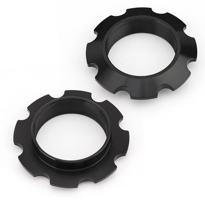 Layanan Pengolahan Aluminium CNC Custom Anodizing Warna Hitam/Emas