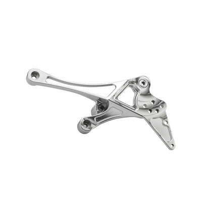 Otomotif CNC Bagian Aluminium Pengolahan Sepeda Motor Bracket Solusi Ringan dengan Kontrol QC dan OEM / ODM