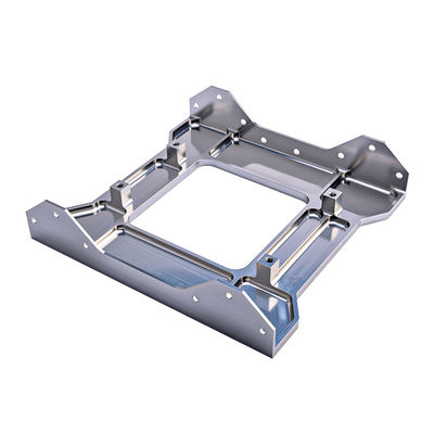 Bagian CNC Precision Aerospace Aluminium Bracket Titanium Alloy Bagian Struktural OEM Supply
